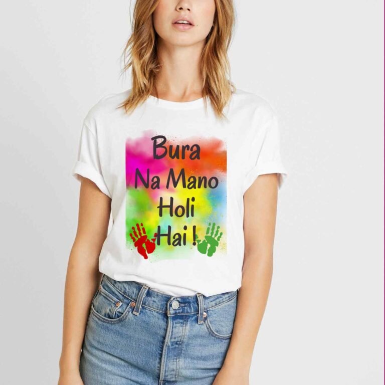 bura na mano holi hai - holi t-shirt for Women