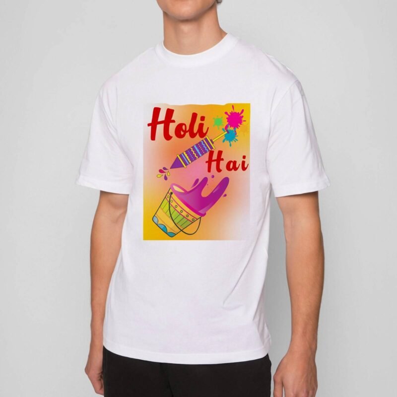 lets pichkari - holi t-shirt