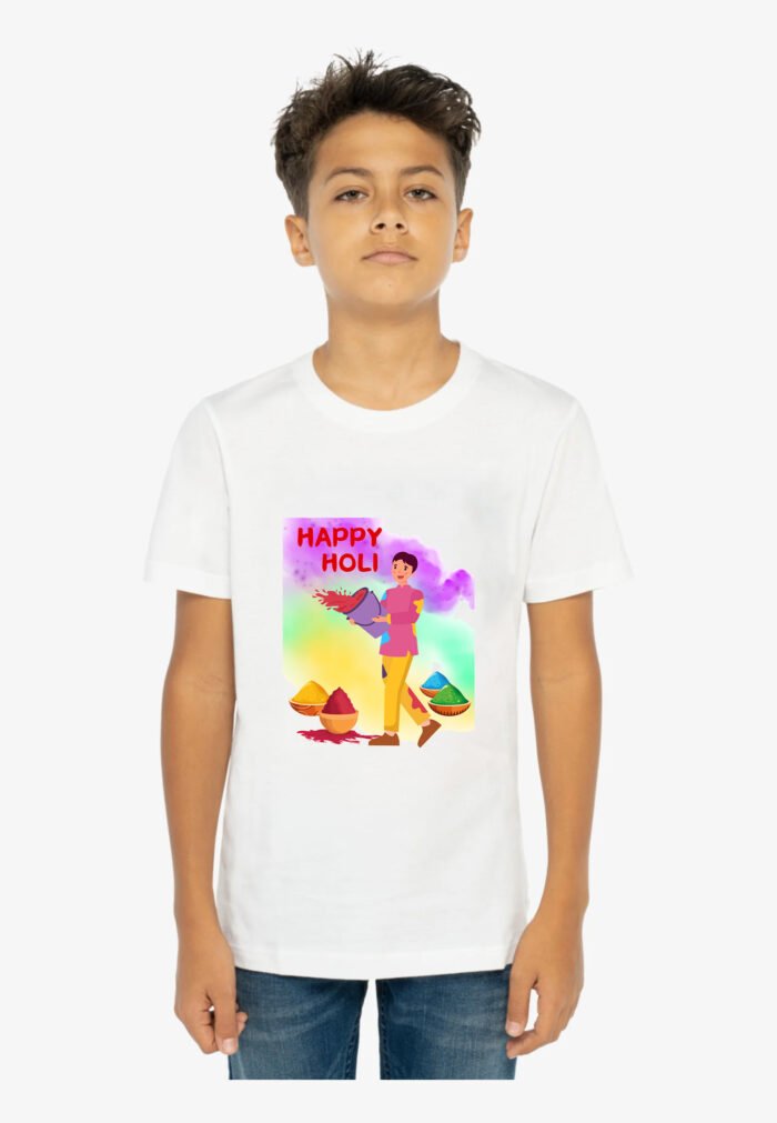 Color throw up  Holi T-shirts